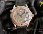 Swiss Quality Omega Seamaster Nekton Watch Rubber Strap Two Tone Rose Gold-Best  Replica Omega Watches